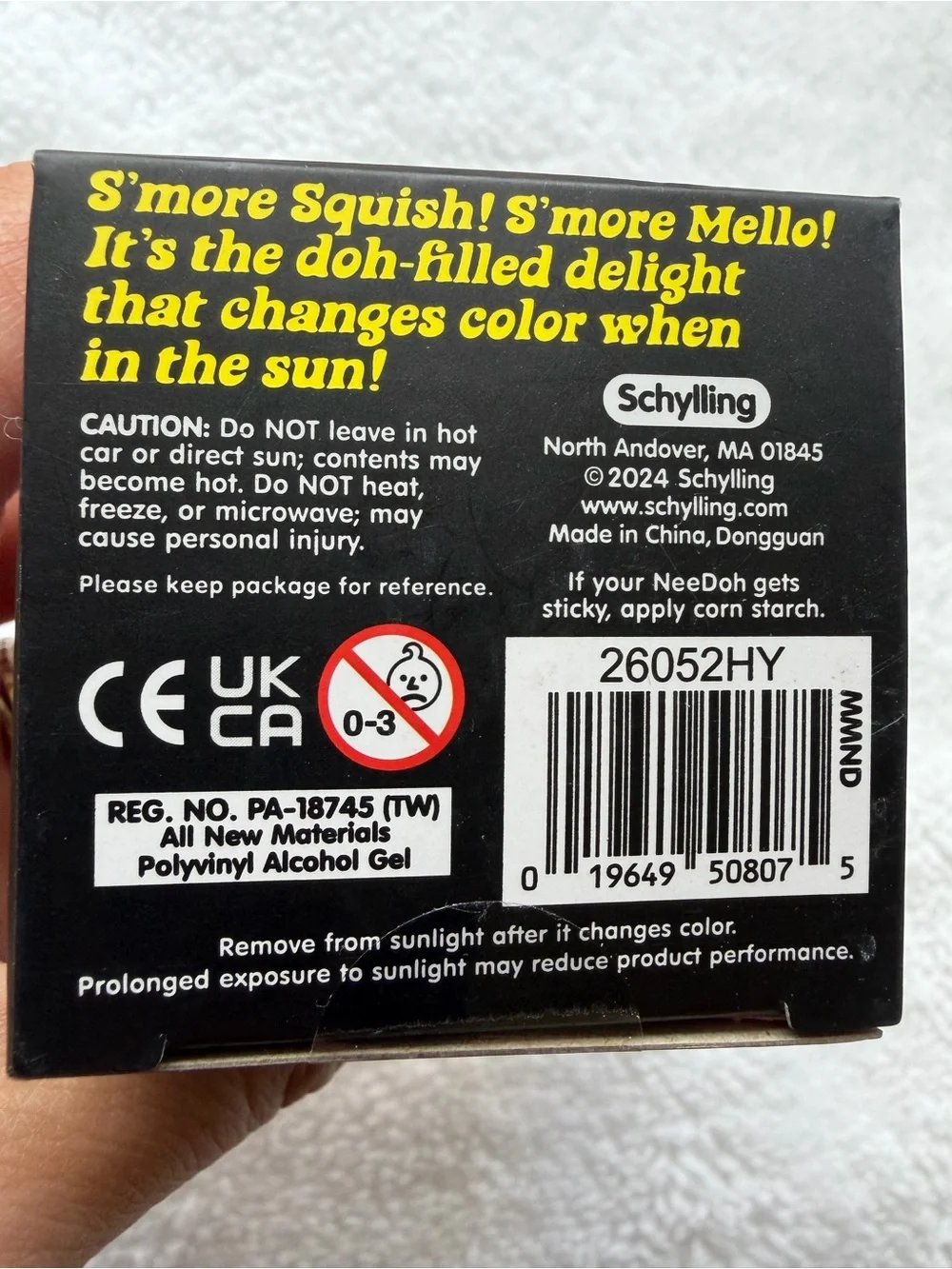 NIB Mello Mallo Yellow Squishy Marshmallow Toy NEEDOH